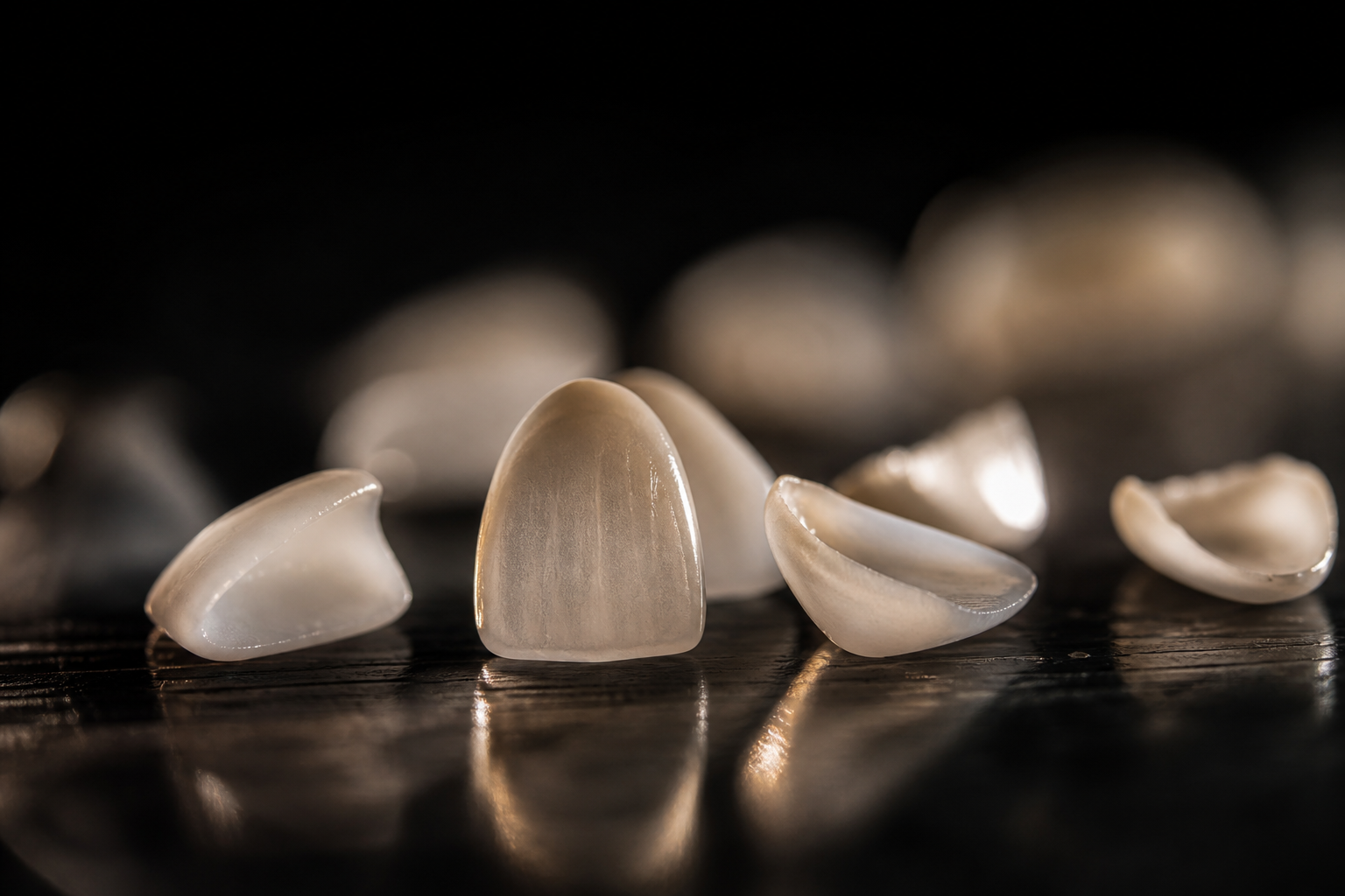 Lentes de porcelana sob medida
